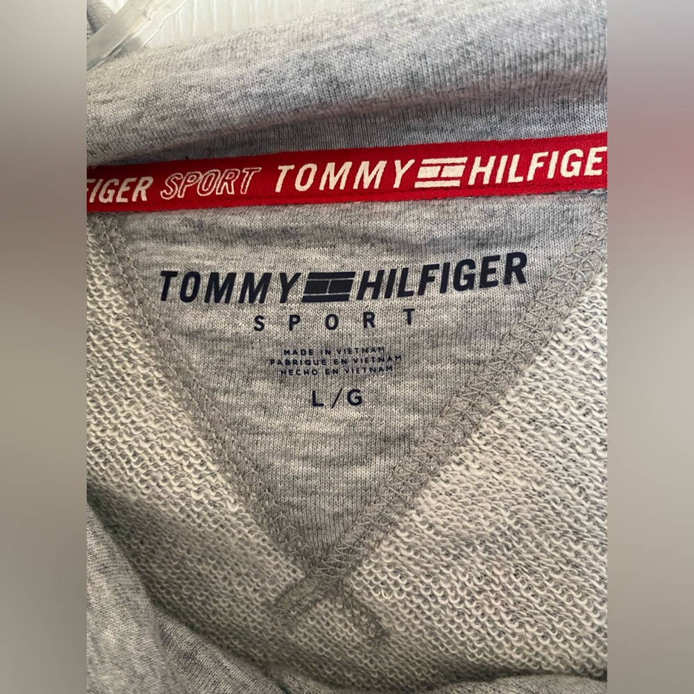 Women’s TOMMY HILFIGER SPORT Hoodie - Gray - Picture 4 of 7